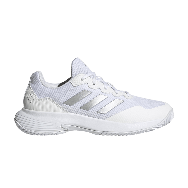 Adidas Wmns GameCourt 2.0 'White Silver Metallic'
