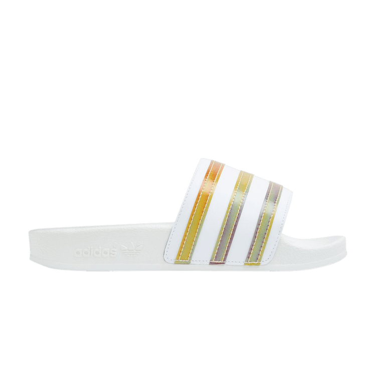 Adidas Adilette Slide J 'White Multi-Color'