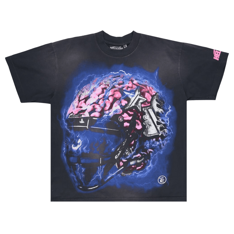 Hellstar Powered By The Star T-Shirt 'Black/Purple'