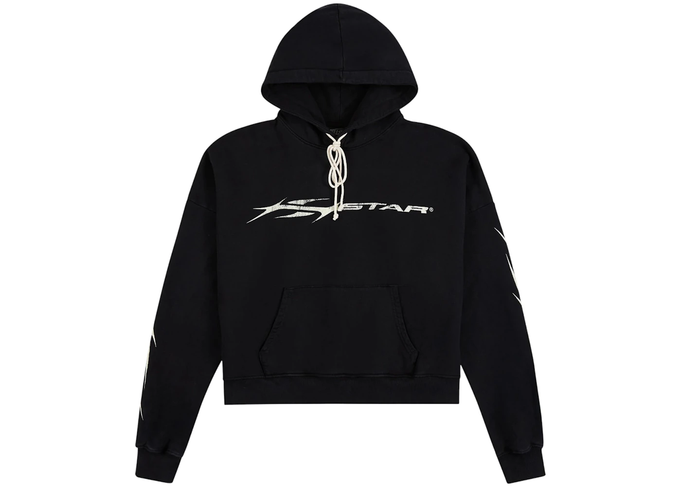 Hellstar Flame Hoodie Black