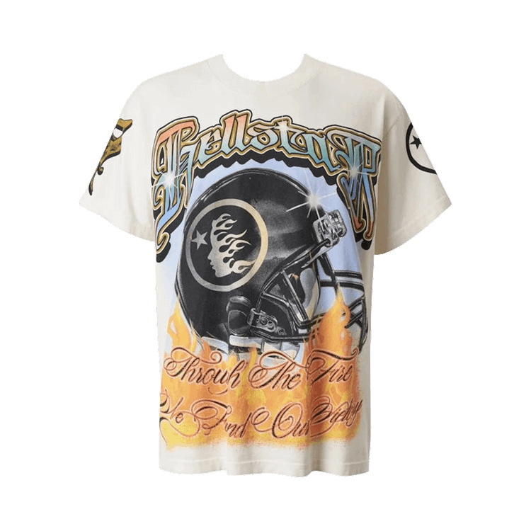 Hellstar Helmet Tee 'White'
