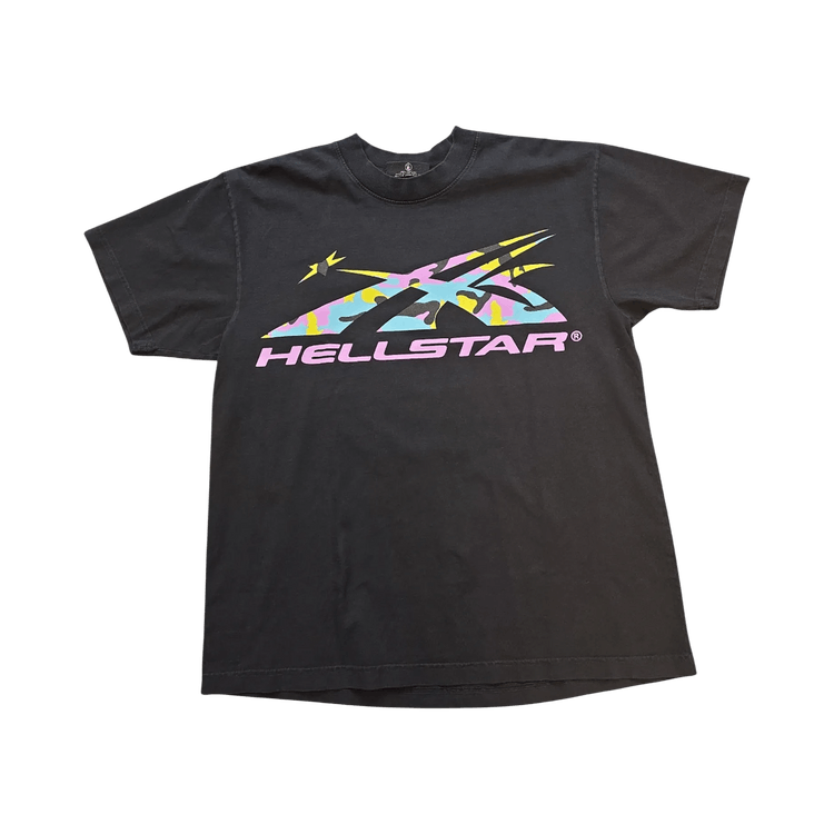 Hellstar Sports Camo Core Logo T-Shirt 'Black'