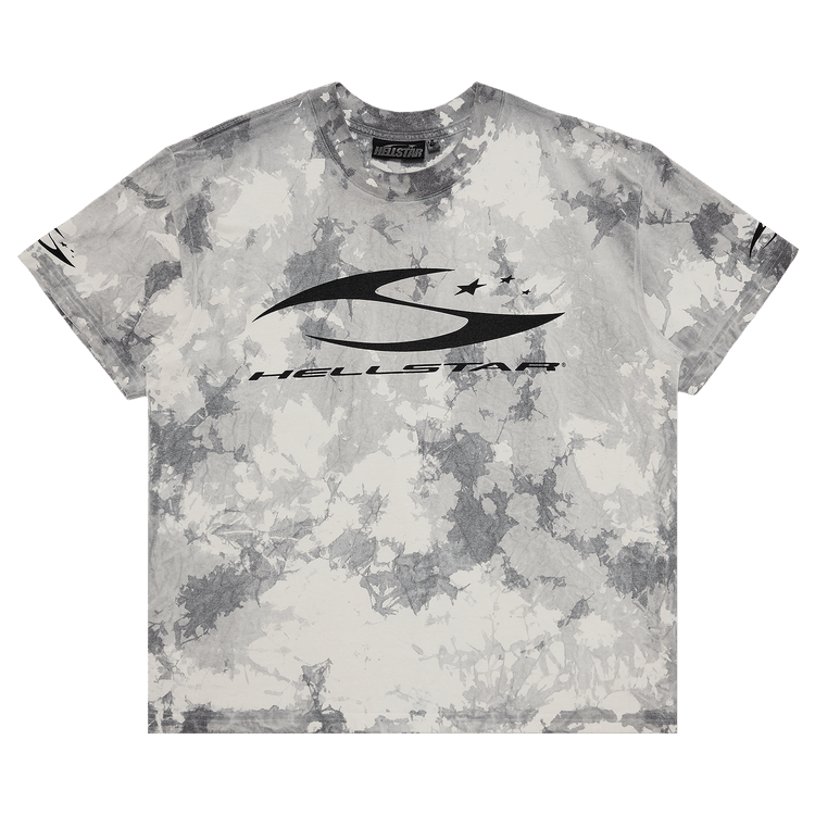 Hellstar H Cursive Logo T-Shirt 'Grey'