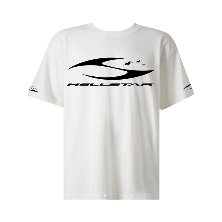 Hellstar H Cursive Logo T-Shirt 'White'
