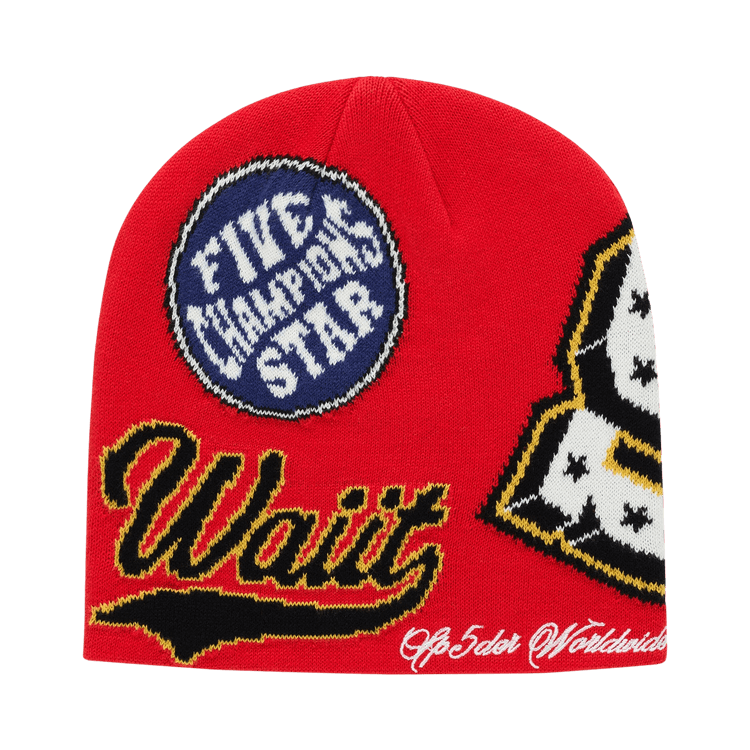 Sp5der Varsity Skully 'Red'
