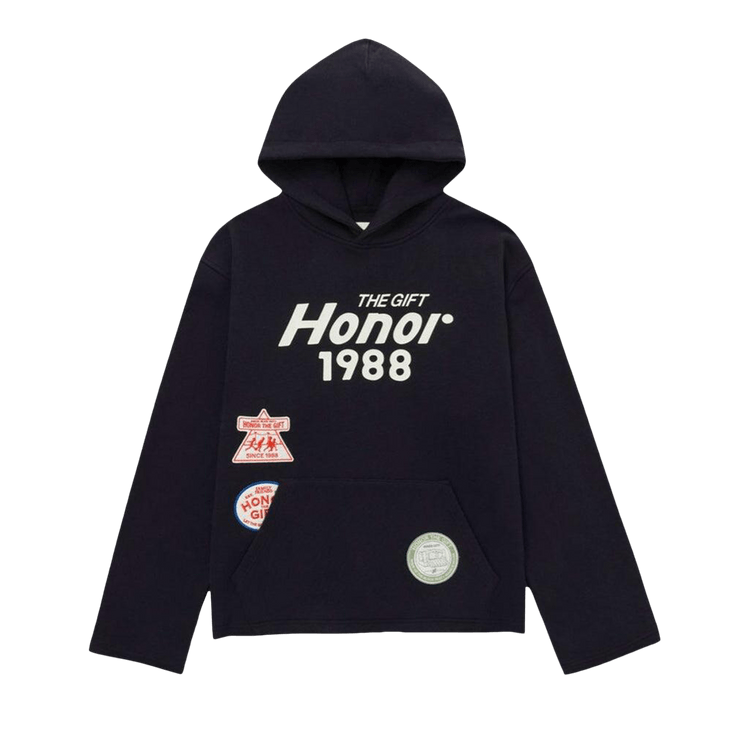 Honor The Gift Patchwork Party Hoodie 'Black'
