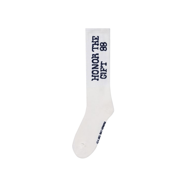 Honor The Gift For Sale Ribbed Sock 'White'
