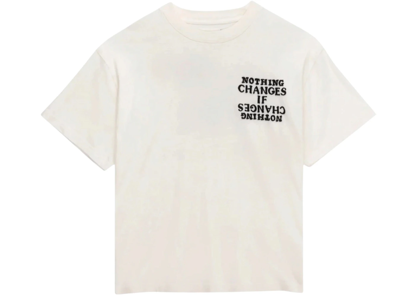 Honor The Gift Nothing Changes Tee White