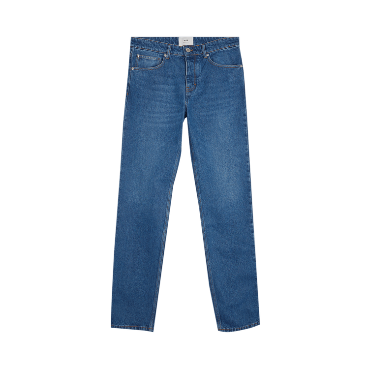 Ami Classic Fit Jeans 'Used Blue'