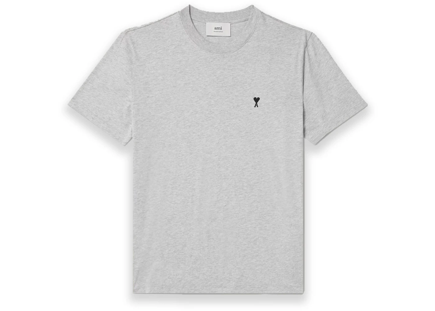 Ami Paris Ami De Coeur T-shirt Gray