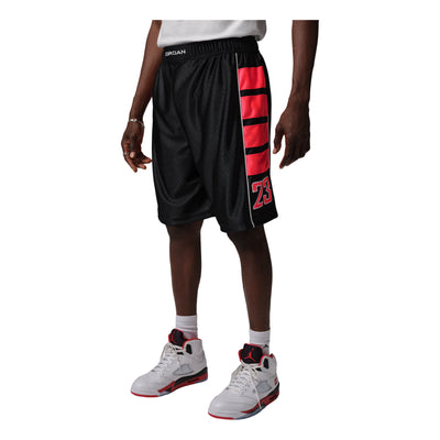 Jordan Brooklyn Cat Scratch Shorts 'Black Infrared 23'