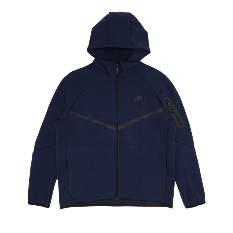 Nike Tech Fleece Full-Zip Windrunner Hoodie 'Obsidian/Black'