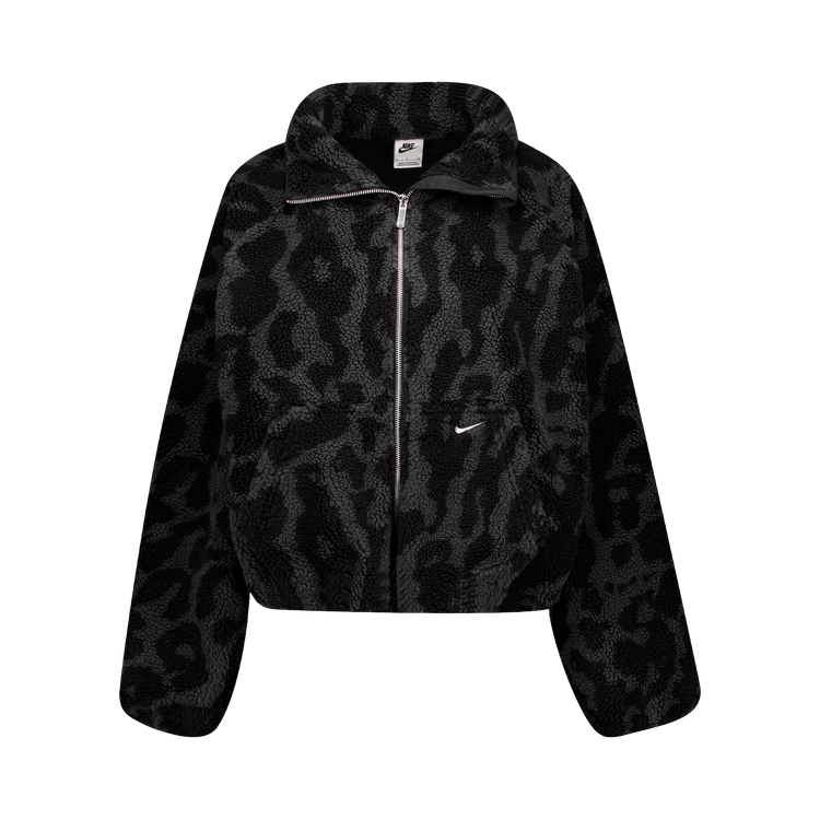 Nike Fleece Jacket 'Black/Sail'
