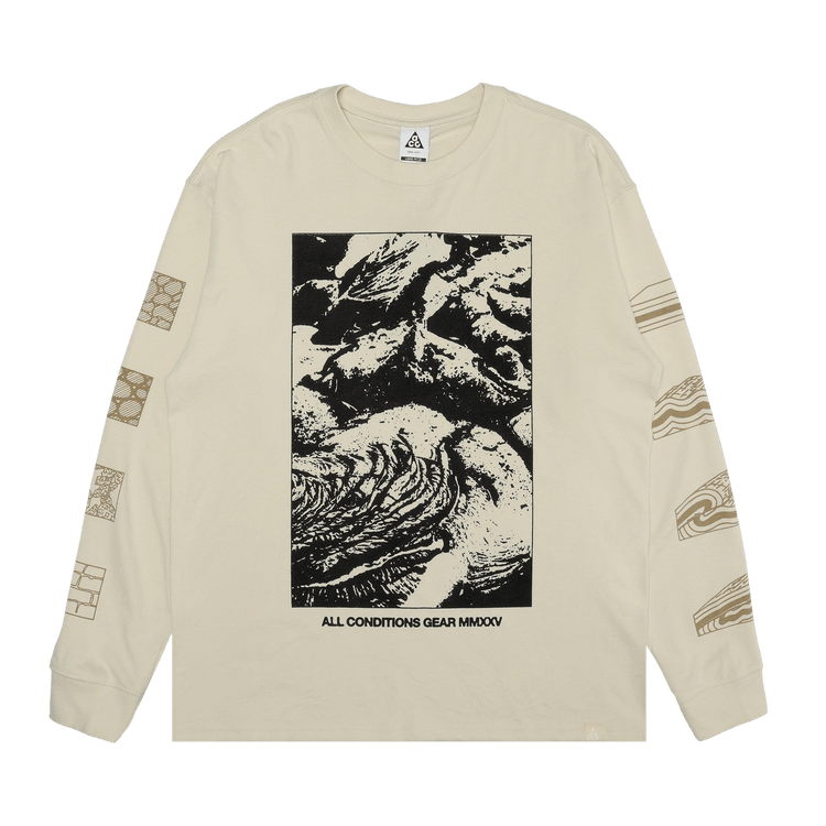 Nike ACG Lava Flow Long-Sleeve Tee 'Light Khaki'