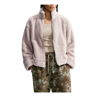 (WMNS) Nike Sportswear Essential High-Pile Fleece Jacket 'Cream II Sail'