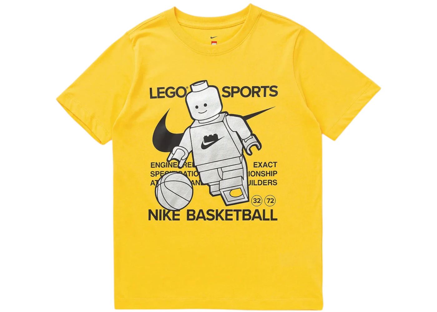 Nike x LEGO Big Kids Collection T-shirt Tour Yellow