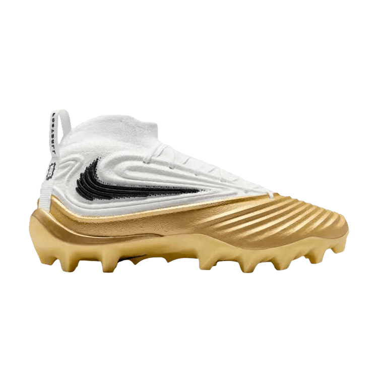 Nike Alpha Menace 5 Elite 'White Metallic Gold'