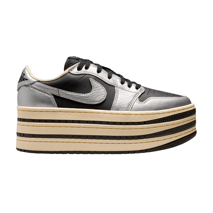 Wmns Air Jordan 1 'Triple Stack - Metallic Silver'