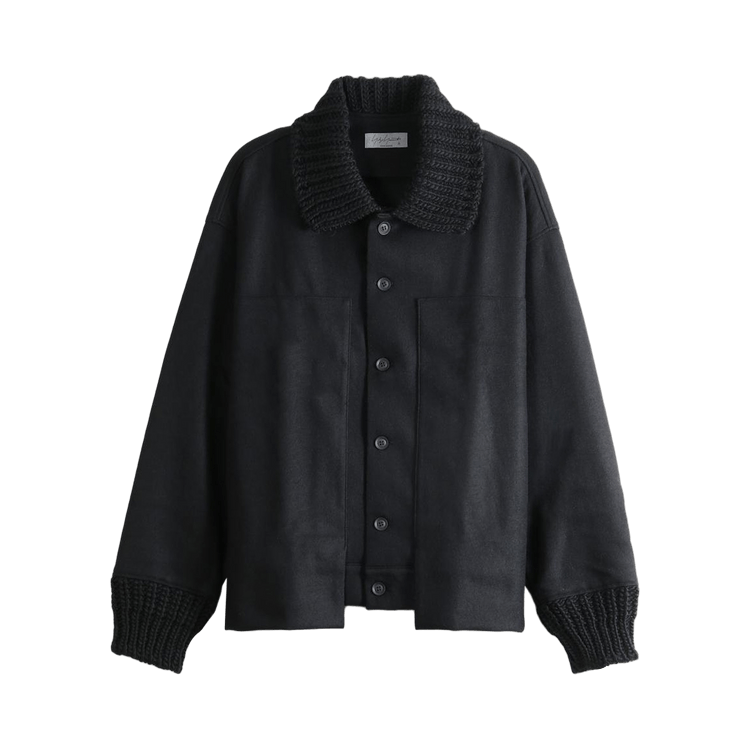Yohji Yamamoto Pour Homme Rib Detail Blouson 'Black'