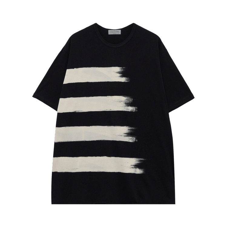 Yohji Yamamoto Round Neck Short-Sleeve T-Shirt 'Black'