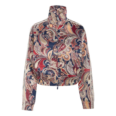 (WMNS) adidas x Liberty London Firebird Satin Track Top Asia Sizing 'Multicolor Night Indigo'