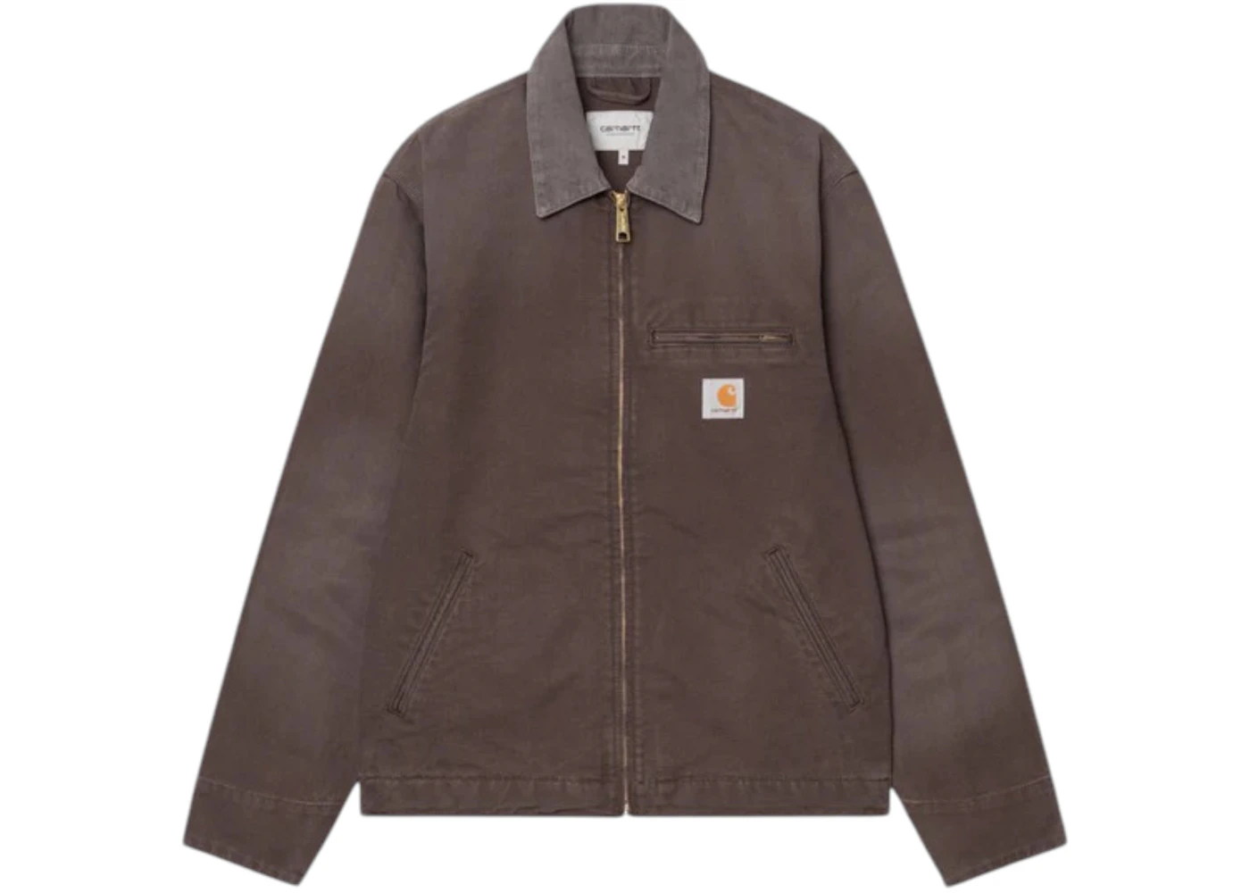 Carhartt WIP Detroit Jacket Stone Canvas Brown