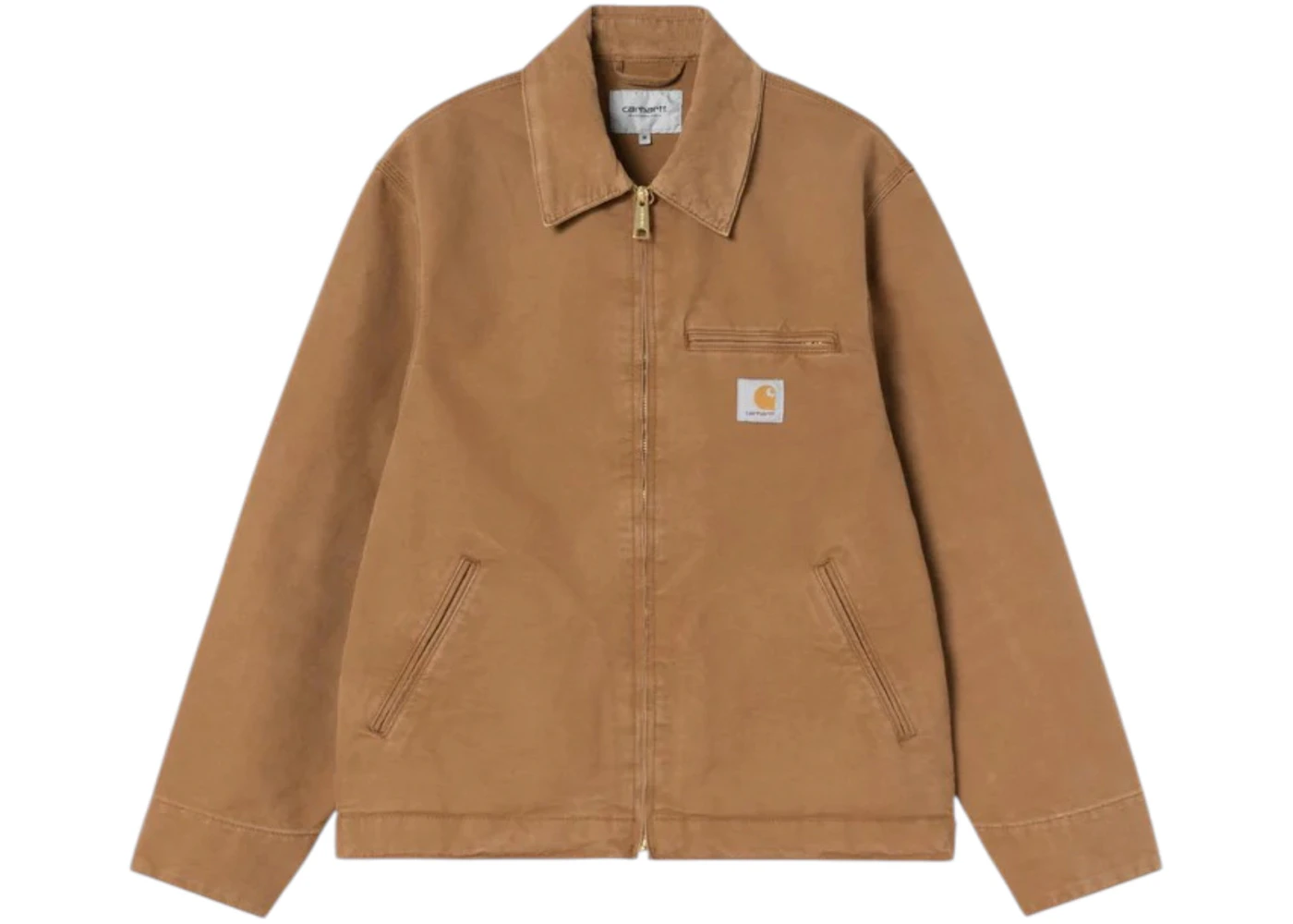 Carhartt Detroit Jacket (Stone Canvas) Hamilton Brown