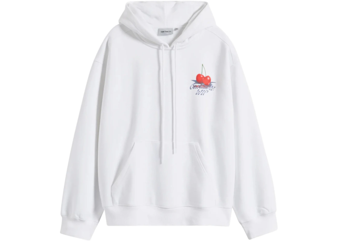Carhartt WIP Jake Garcia Hood Fleece Sweatshirt White