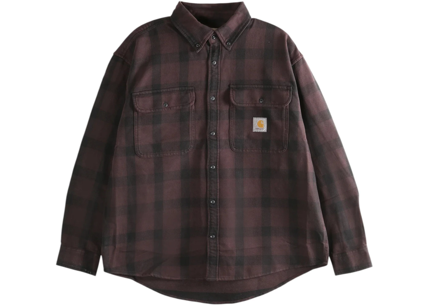 Carhartt WIP L/S Edmands Shirt Natural/Palisander