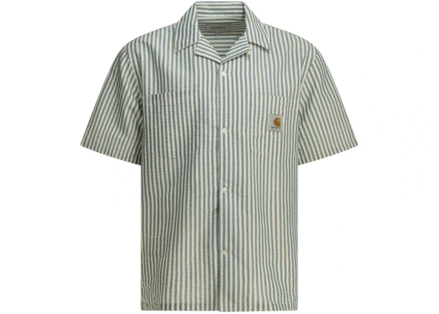 Carhartt Leavel Casual Shirt Blue