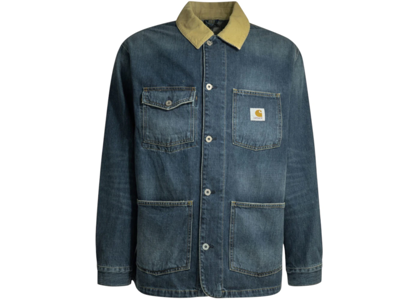 Carhartt Warren Chore Denim Jacket Blue