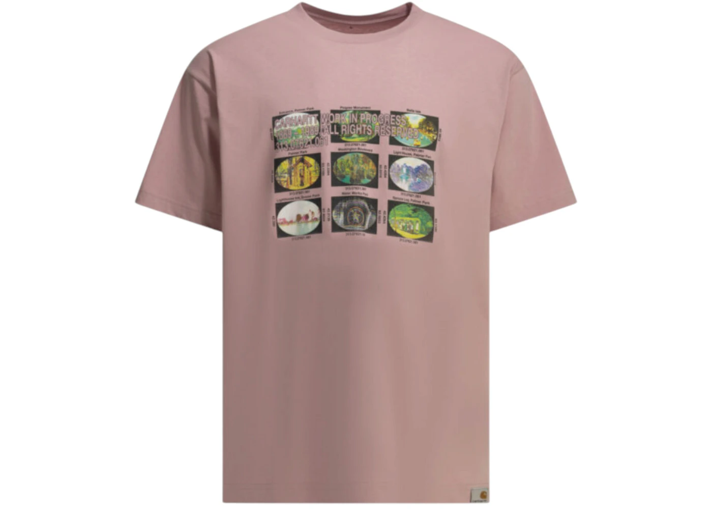 Carhartt Coordinates Crewneck T-shirt Pink