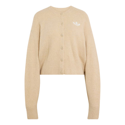 (WMNS) adidas Essentials Knit Cardigan Asia Sizing 'Khaki Three'