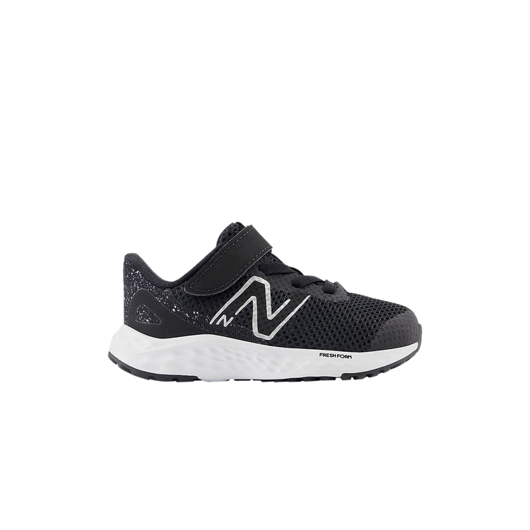 New Balance Fresh Foam Arishi v4 Bungee Lace Top Strap Toddler 'Black Silver Metallic'