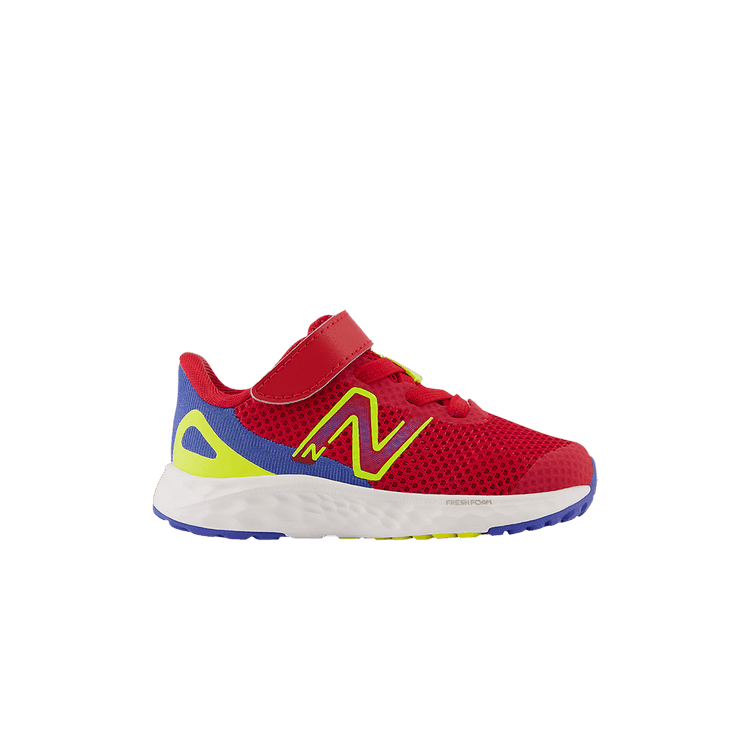 New Balance Fresh Foam Arishi v4 Bungee Lace Toddler Wide 'Team Red Cosmic Pineapple'