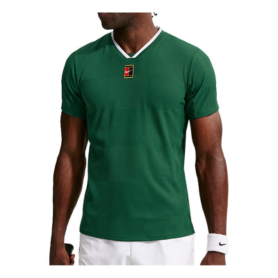 Nike Court Slam Dri-FIT ADV T-Shirt 'Gorge Green White'