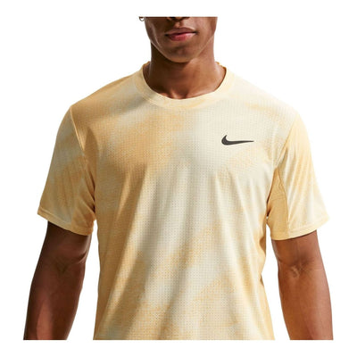 Nike Court Slam Dri-FIT ADV T-Shirt 'Alabaster Topaz Gold Black'