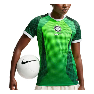 (WMNS) Nike Nigeria 2026 Stadium Home Dri-FIT Jersey 'Pine Green Electric Green White'