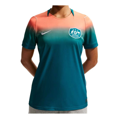 (WMNS) Nike Australia 2026 Stadium Away Dri-FIT Replica Jersey 'Bright Spruce Orange Pulse White'