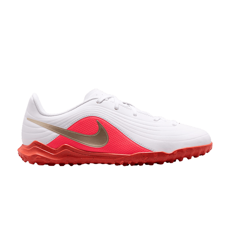 Nike Jr. Tiempo Maestro Club Turf Low GS 'White Bright Crimson Blur'