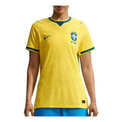 (WMNS) Nike Brazil 2026 Match Home Aero-FIT Authentic Jersey 'Canary Light Menta Geode Teal'