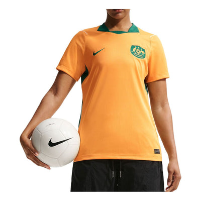 (WMNS) Nike Australia 2026 Stadium Home Dri-FIT Jersey 'Sport Gold Mystic Green Sail'