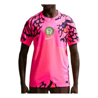 Nike Nigeria 2026 Stadium Goalkeeper Replica Jersey 'Hyper Pink Black White'