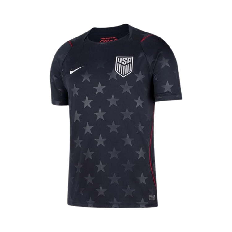 Nike Usmnt 2026 Stadium Away 'Dark Obsidian/University Red/Pure Platinum'
