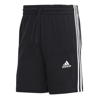 adidas Essentials French Terry 3-Stripes Shorts 'Black'