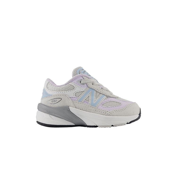 New Balance 990v6 Toddler 'Grey Matter Bright Lavender'