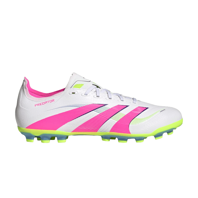 adidas Predator League 2G/3G AG 'Cloud White Lucid Pink Lucid Lemon'