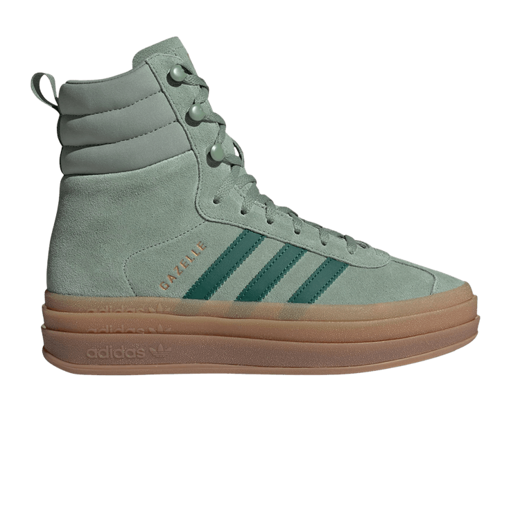 Adidas Wmns Gazelle Boot 'Silver Green Gum'
