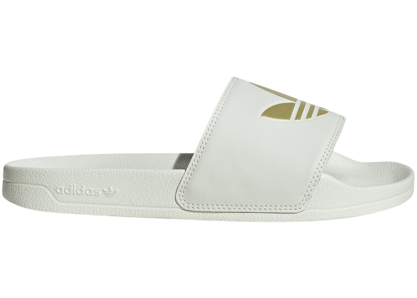 adidas Adilette Lite Slides Ivory Gold Metallic (Women's)