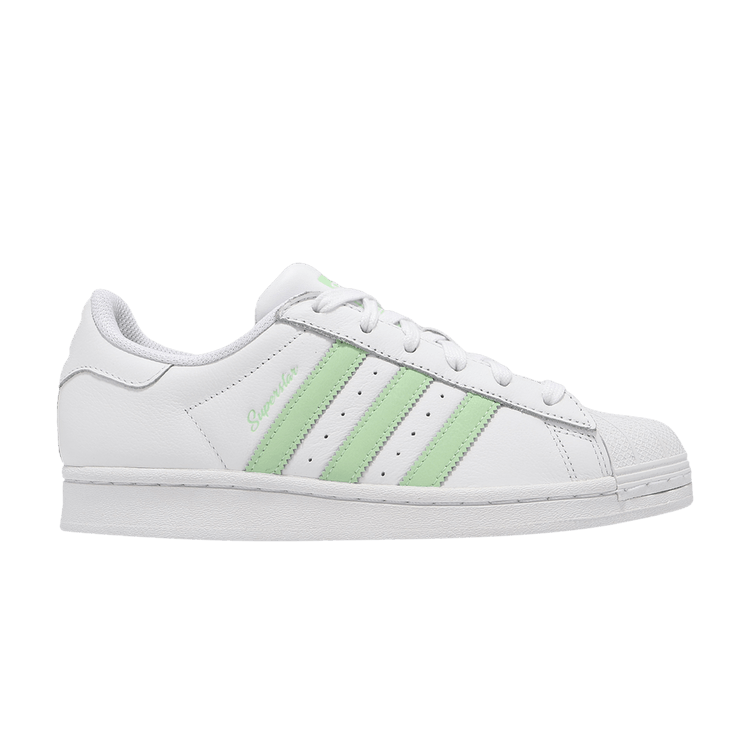 Adidas Wmns Superstar 'White Semi Green Spark'